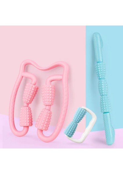 BLUE02 Stili Bacak Masaj Aleti Soba Borusu Artefaktı Kas Gevşetmek Soba Borusu Kol Yağ Yakma Fitness Yoga Silindiri (Yurt Dışından) indirimleri