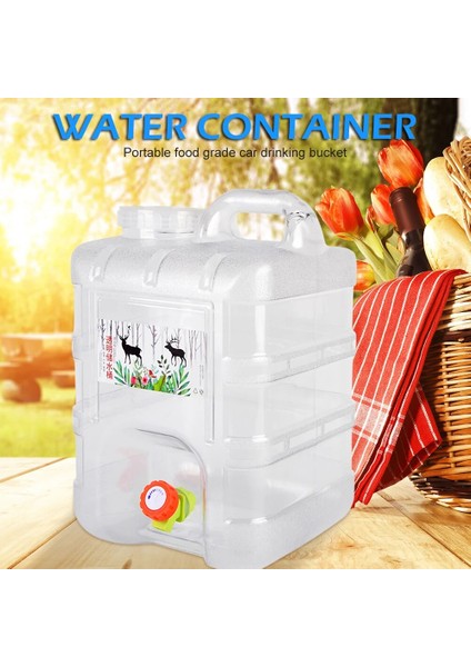 10L Tarzı Taşınabilir Araba Sürüş Su Deposu Konteyner 10L 15L Musluk ile Taşınabilir Su Konteyner 2 Kamp Yürüyüş Sürüş Için Kolları (Yurt Dışından) indirimleri