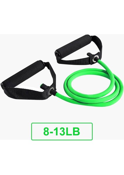 Yeşil Stil 120CM Yoga Çekme Halatı Elastik Direnç Bantları Halat Lastik Bantlar Fitness Ekipmanları Egzersiz Tüpü Egzersiz Kuvvet Eğitimi (Yurt Dışından)