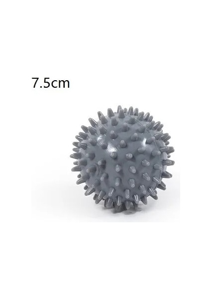 Gri Stil Pvc Nokta Masaj Topu Fitness Ekipmanları Için Çok Fonksiyonlu Masaj Fasya Topu Fitball El Ayak Sırt Masajı Egzersiz Topu 7.5 (Yurt Dışından)