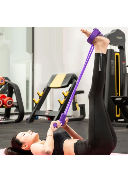 Mavi Stil Elastik Çekme Halatları Fitness Direnç Bandı Halat Yoga Pilates Için Egzersiz Ekipmanları Egzersiz Lateks Tüp Çekme Halatı Ev Spor Salonu Spor (Yurt Dışından) indirimleri