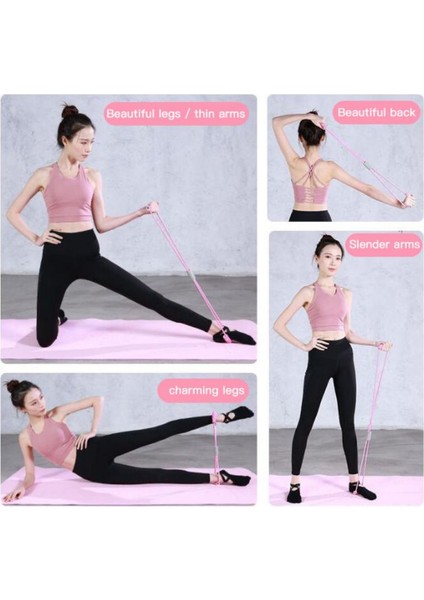 Mavi Stil 8 Kelime Göğüs Genişletici Yoga Fitness Direnç Bantları Kızlar Göğüs Figürü Ralli Halat Bandı Vücut Geliştirme Fitness Kauçuk Elastik Bantlar (Yurt Dışından) fiyatları