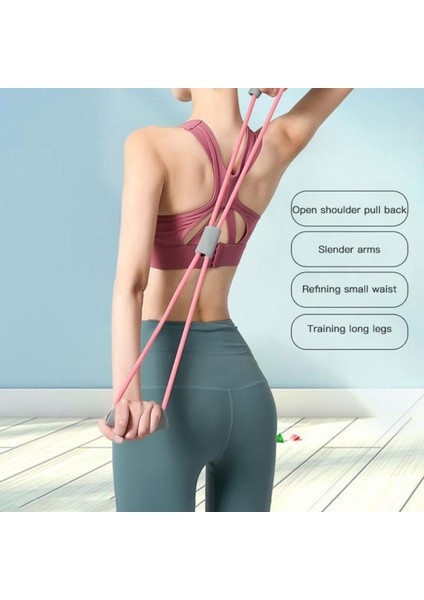 Mavi Stil 8 Kelime Göğüs Genişletici Yoga Fitness Direnç Bantları Kızlar Göğüs Figürü Ralli Halat Bandı Vücut Geliştirme Fitness Kauçuk Elastik Bantlar (Yurt Dışından) modelleri