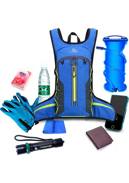 Sadece Mavi Çanta Stili 10L Nemlendirme Sırt Çantası, Kamp Su Torbası, e Binme Yürüyüş Sırt Çantası, Mtb Çantaları, Koşu Sırt Çantası Opsiyonel 2l Su Torbası (Yurt Dışından) fiyatları