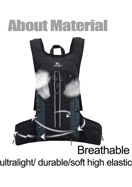 Sadece Mavi Çanta Stili 10L Nemlendirme Sırt Çantası, Kamp Su Torbası, e Binme Yürüyüş Sırt Çantası, Mtb Çantaları, Koşu Sırt Çantası Opsiyonel 2l Su Torbası (Yurt Dışından) modelleri