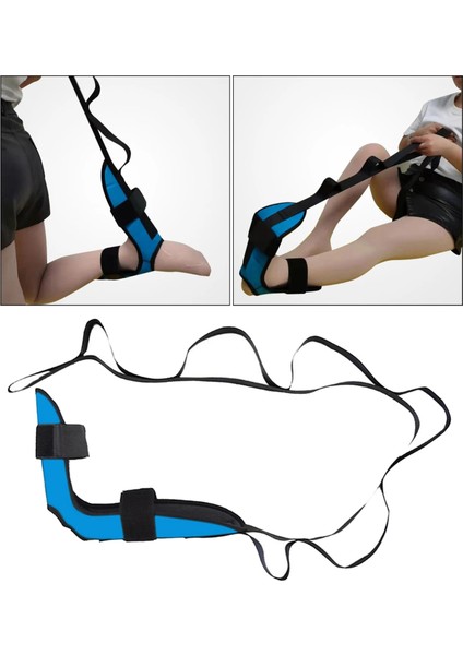 Siyah Stil Bacak Sedye Yoga Germe Kayışı Buzağı Germe Kayışı Yoga Cheer Dans Jimnastik Salonları Eğitmen Bant Hamstring Germe (Yurt Dışından)