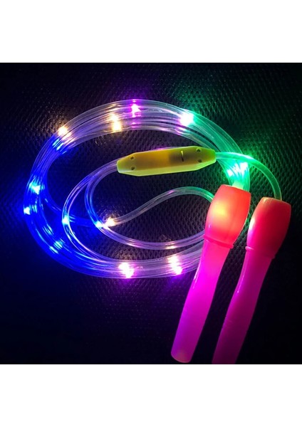 Atlama Ipleri LED Atlama Rastgele Renk Çocuklar Çocuk Tek Aydınlık Vücut Egzersiz Fitness Light Up (Yurt Dışından) modelleri