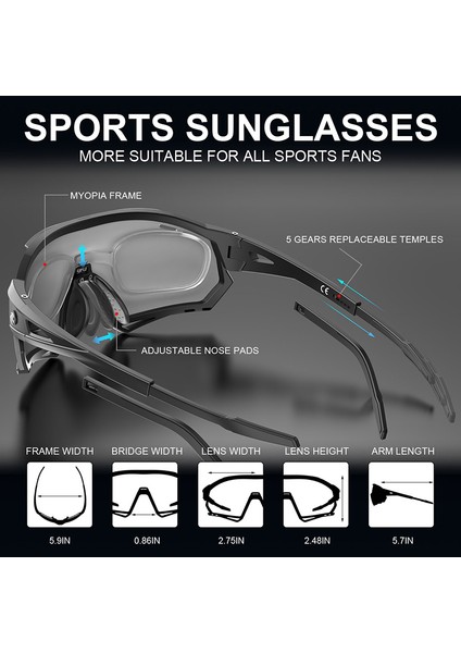 Renk EXS08-5 Stili Renk EXS01-3 X-Tiger Bisiklet Gözlükleri Polarize Spor Erkek Bisiklet Güneş Gözlüğü Dağ Bisikleti Gözlükleri Mtb Koruma Bisiklet Gözlüğü Gözlük (Yurt Dışından) fırsatları