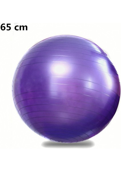 65CM Mor Tarzı Yoga Topu 75CM Fitness Topu Pilates Egzersiz Home Gym Yoga Egzersiz Kadın Eğitim Ekipmanları Denge Topları Мяч Для Фитнеса (Yurt Dışından)