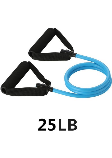 Mavi Stil 5 Seviye Çekme Halatı Fitness Egzersizleri Kolları ile Direnç Bantları Yoga Elastik Halat Eğitmeni Gym Fitness Band Güç Eğitimi (Yurt Dışından)