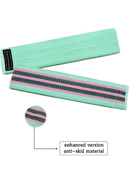 Göl Mavisi 76X8CM Stili Unisex Ganimet Bandı Kalça Daire Döngü Direnç Bandı Bacaklar Için Egzersiz Egzersizi Uyluk Glute Popo Çömelme Bantları Kaymaz Tasarım (Yurt Dışından)