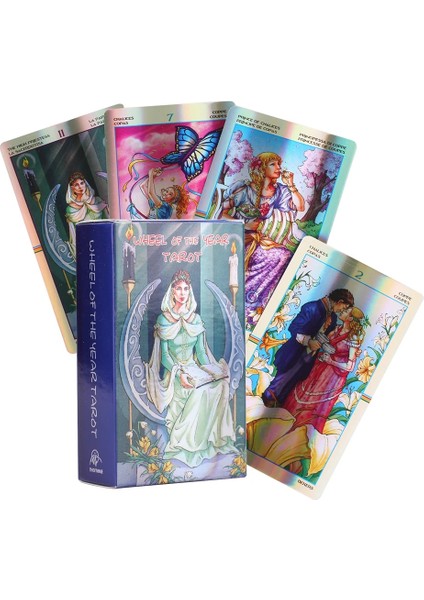 HS16 Stili Güzel Yaratıklar Tarot Kartları Tam Ingilizce Kapalı Masa Oyunu Oyun Kartı Sihirli Gelecek Kehanet Kartı Seti (Yurt Dışından)