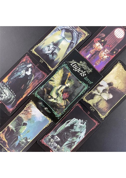 TT152 Tarzı Karanlık Tarot Melekleri Rehberlik Kehanet Kader Kartları Pdf Rehberi ile Oracle Masa Oyunları Eğlence Partisi (Yurt Dışından)