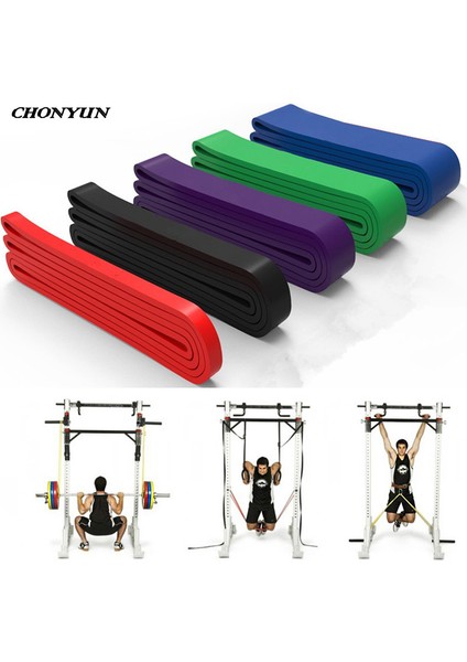 Yeşil Stil Direnç Bandı 208CM Fitness Lastik Bantlar Pilates Yoga Atletik Döngü Genişletici Egzersiz Egzersiz Spor Ekipmanları Elastik Bantlar (Yurt Dışından) fiyatları