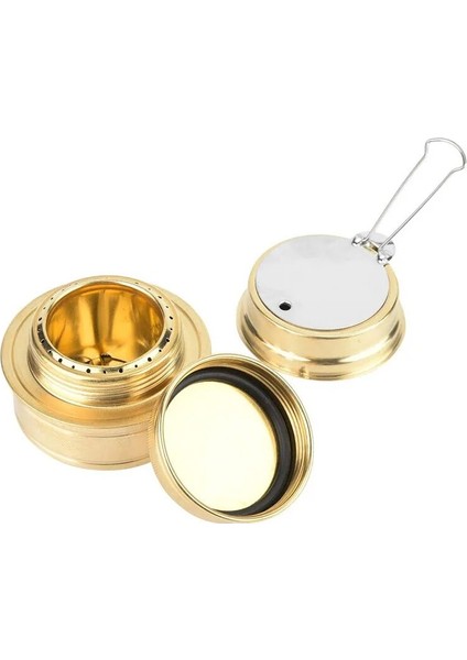 Siyah Soba Tarzı Taşınabilir Mini Alkollü Soba Brülörü Açık Ultralight Pirinç Kamp Pişirme Ocağı Açık Kamp Sırt Çantasıyla Seyahat Turist Brülörü (Yurt Dışından) indirimleri