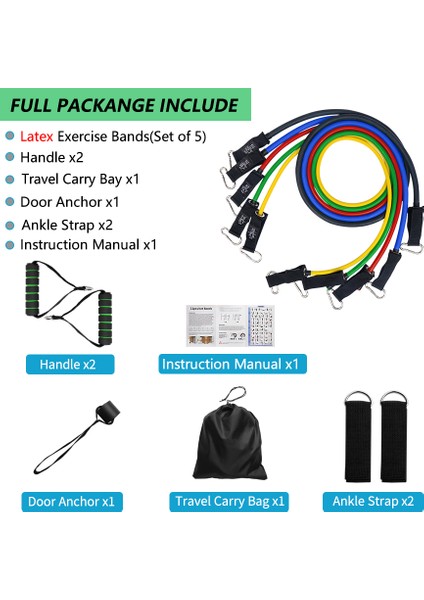 F LATEXGG50 Stili Lateks Normal Et Lateks Tüp Direnç Bantları Egzersiz Kapısı Fitness Çekme Halatı Elastik Spor Salonu Genişletici Kas Gücü Eğitim Ekipmanları (Yurt Dışından) modelleri