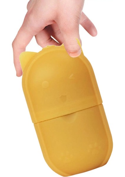 Sarı Stil Reuseable Ice Facial Roller Ice Globes Reduce A E Ice Mould Gua Sha Silicone Face Massager Ice Stick Face Skin Care Icing Tool (Yurt Dışından)
