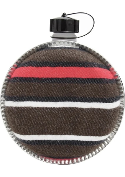 2l Large Capacity Outdoor Felt Hiking Camping Portable Travel Heat Insulation Kettle Adjustable Strap Canteen Striped (Yurt Dışından)