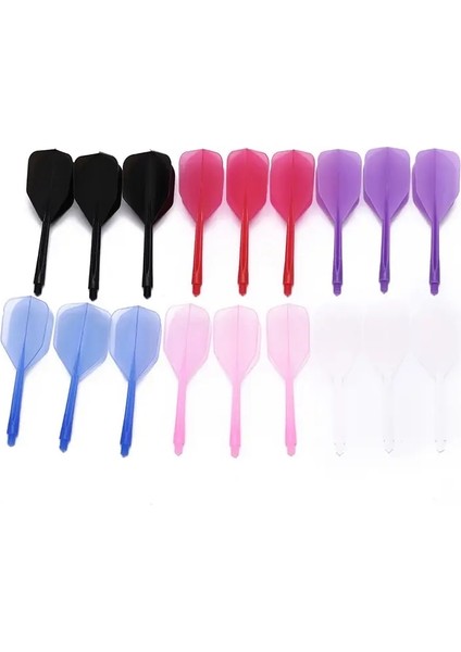 Kırmızı Stil Yeni Profesyonel Dayanıklı Düşmeye Karşı Dayanıklı Plastik Dart Uçuşlar Dart Uçuşları 2ba Vidalı Yumuşak Bir Arada Dart Uçuşu 3ADET (Yurt Dışından)