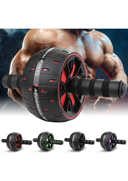 Turuncu Tarzı Yeni Ab Rulo ve Atlama Ipi Hiçbir Gürültü Karın Tekerlek Ab Rulo Kol Bel Bacak Egzersiz Gym Fitness Ekipmanları Için Mat ile (Yurt Dışından)