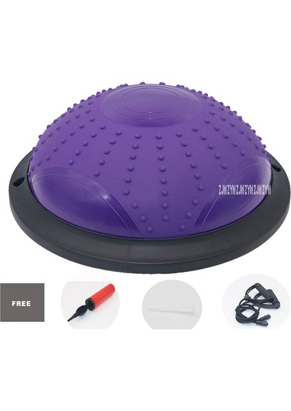 Mor Tarzı Masaj 46CM Mini Yoga Denge Topu Fitball Yoga Yarım Küre Yarı Küre Denge Eğitmen Cihazı Pvc Top Yarım Spor Topu Mavi 2020 (Yurt Dışından)