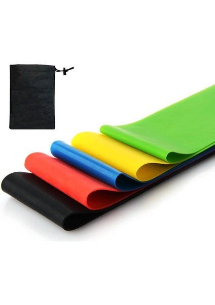 Kırmızı Stil Direnç Bantları Set 5 Seviye Egzersiz Egzersizleri Elastik Fitness Eğitimi Yoga Döngüsü Ağır Bant Lastik Bant Yoga Fitness Ekipmanları (Yurt Dışından) modelleri