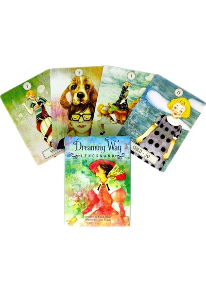 48 Adet TX218 Tarzı 2021 Yeni Rüya Yolu Lenormand Tarot Kartları ve Pdf Rehberlik Kehanet Güverte Eğlence Partileri Masa Oyunu Kutusu (Yurt Dışından)