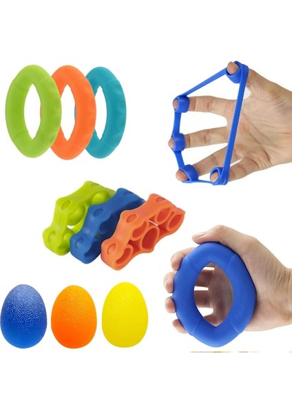 Turuncu R-Şekilli Stil El Tutucu Parmak Bilek Kol Güç Gücü Eğitmen Parmak Uzatma El Kavrama Genişletici Egzersiz Direnç Bantları Fitness (Yurt Dışından) modelleri