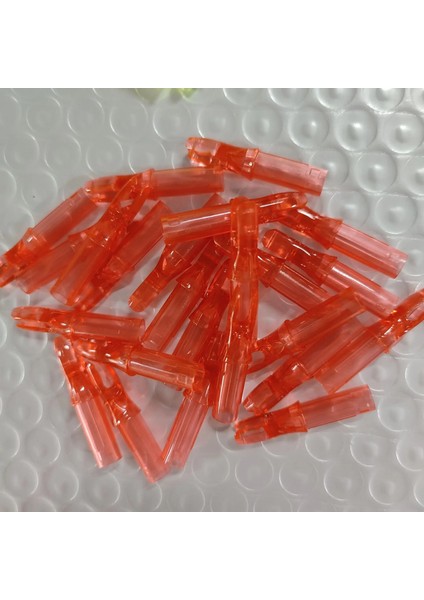 Kırmızı Stil Mağazada Okçuluk Okları Nock .244IGRAM Bileşik Yay Okları Avcılık Için Iç Çap Plastik Ekleme Kuyruğu (Yurt Dışından)