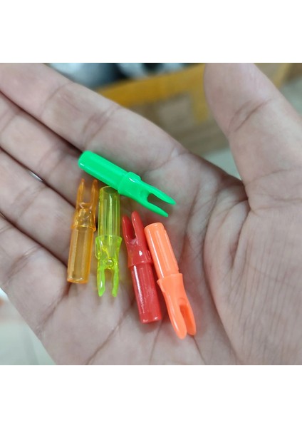 Kırmızı Stil Mağazada Okçuluk Okları Nock .244IGRAM Bileşik Yay Okları Avcılık Için Iç Çap Plastik Ekleme Kuyruğu (Yurt Dışından) indirimleri