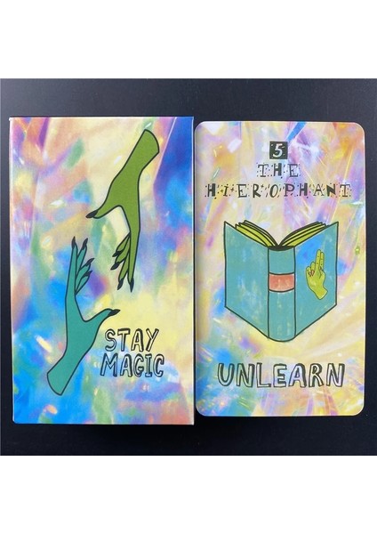 64 Adet TS169 Tarzı Yeni Stay Magic Tarot Güverte Tarot Kartları Tam Sürüm Kart Tarot Güverte, Yetişkin Oracle Kehanet Için Rehber Kurulu Güverte ile (Yurt Dışından) fırsatları