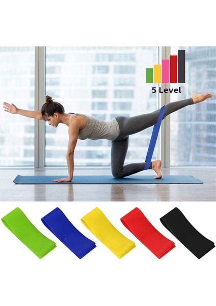 Yeşil Stil Yoga Direnç Bandı Elastik Fitness Lastik Bant Pilates Ev Spor Ekipmanları Kuvvet Antrenmanı Lateks Çekme Kordonu Streç Bant (Yurt Dışından) fırsatları