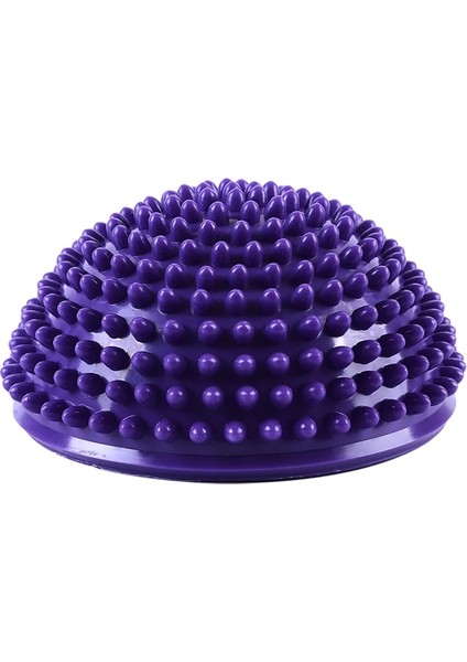 Mor Tarzı Yoga Topu Sabitleyici Denge Antrenörü Yarım Küre Basamak Taşları Dikenli Masaj Topu Yoga Yarım Topu Duyu Bütünleme Topu (Yurt Dışından)