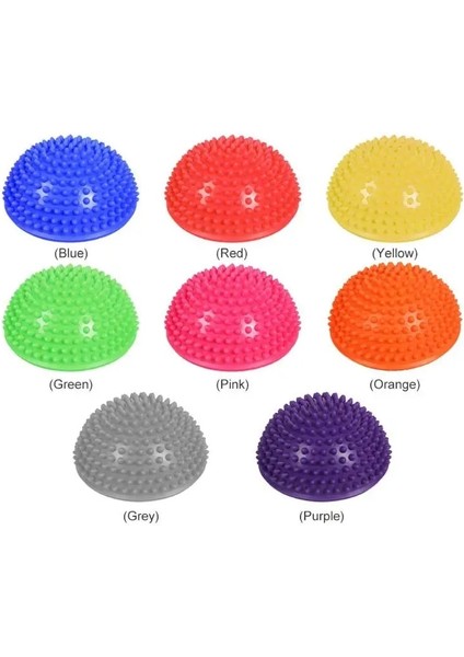 Mor Tarzı Yoga Topu Sabitleyici Denge Antrenörü Yarım Küre Basamak Taşları Dikenli Masaj Topu Yoga Yarım Topu Duyu Bütünleme Topu (Yurt Dışından) modelleri