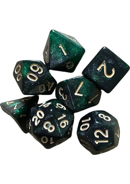 No.2 Tarzı Et Çokyüzlü Zar Çok Renkli Çokyüzlü Oyun Zar For Dungeons And Dragons Dnd Rpg Mtg D4-D20 Masa Oyunu (Yurt Dışından)