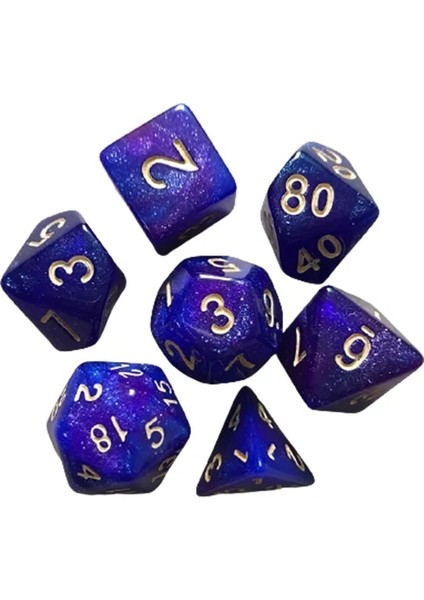 No.2 Tarzı Et Çokyüzlü Zar Çok Renkli Çokyüzlü Oyun Zar For Dungeons And Dragons Dnd Rpg Mtg D4-D20 Masa Oyunu (Yurt Dışından)