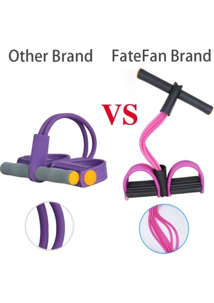 Mor Tarzı Elastik Gerginlik Halatı 6 Tüp Çektirme Pedalı Fitness Oturmak Çekme Halatı Lateks Direnç Bantları Ev Spor Salonu Spor Eğitim Ekipmanları (Yurt Dışından) fırsatları