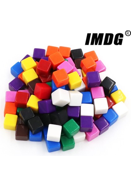 Turuncu Tarzı Ack Boş Zar Yeni Renkli Akrilik Zar Kare Köşe Öğretim Sahne Oyun Aksesuarları Matematiksel Araçlar (Yurt Dışından) modelleri