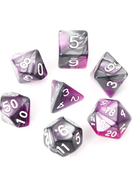 Sb Tarzı Trpg Board Game D4-D20 Için Akrilik Çokyüzlü Zar (Yurt Dışından)