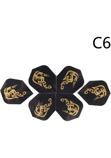 Bordo Tarzı Dart Uçuşları Çoklu Stiller Pet Dart Uçuşları Kanatları Bırak Basit Siyah Dart Aksesuarları Değiştirilebilir Dart Kanadı (Yurt Dışından)