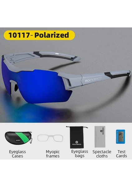 NO.10117 Stili Rockbros Bisiklet Erkek Gözlük Bisiklet Polarize Fotokromik Miyopi Güneş Gözlüğü Bisiklet Gözlük Spor Kadın Bisiklet Güneş Gözlüğü (Yurt Dışından)