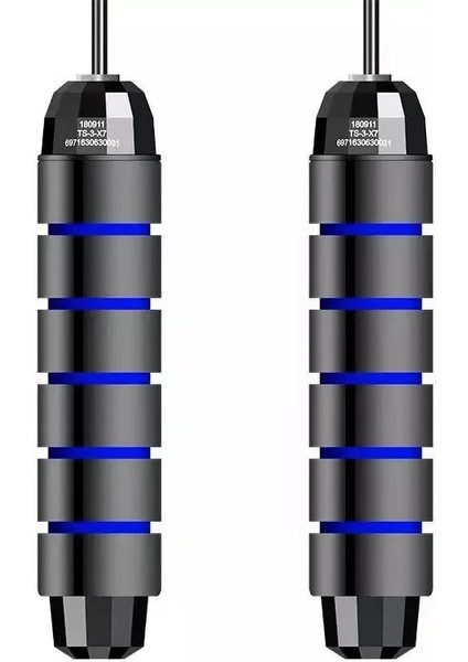 Mavi Stil Ip Atlama Ipi Hız Ağırlıklı Ip Atlama Ipi Egzersiz Eğitim Dişli Ayarlanabilir Çelik Tel Ev Gym Fitness Boks Ekipmanları (Yurt Dışından)