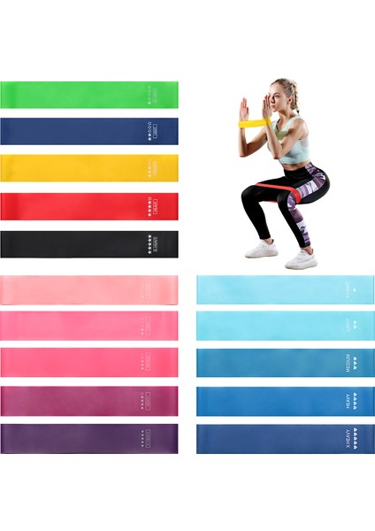 Csshao-19 Stili Direnç Bantları Fitness Sakız Egzersizi Lastik Döngü Lateks Yoga Spor Salonu Güç Eğitimi Bandı Atletik Fitness Ekipmanları Bantları Genişletici (Yurt Dışından) fiyatları