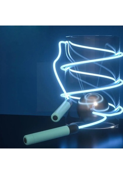 Yeşil Stil 2.8 M Ayarlanabilir Gece Parlayan Ip Atlama Ipi Aydınlık Yukarı Spor Halatlar Malzemeleri Açık Eğitim Atlama Işığı LED Fitness Egzersiz J6U3 (Yurt Dışından) fiyatları