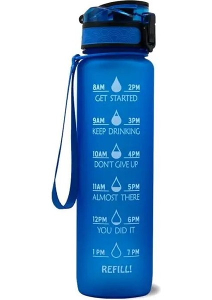 No.10 Tarzı L Taşınabilir Sızdırmaz Bardak Şişe Spor Plastik Bardak Bpa Şişe Uzay Fincan Tırmanma Kamp Su Şişesi ile Zaman Işaretleyici (Yurt Dışından)