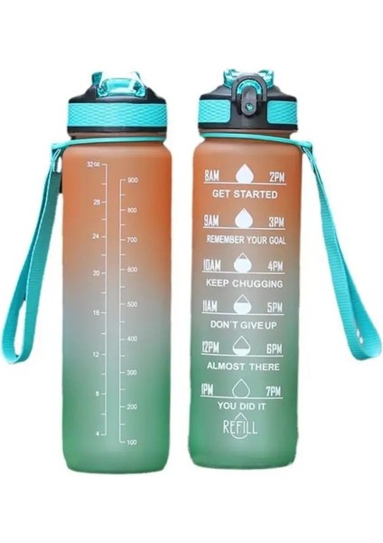 No.10 Tarzı L Taşınabilir Sızdırmaz Bardak Şişe Spor Plastik Bardak Bpa Şişe Uzay Fincan Tırmanma Kamp Su Şişesi ile Zaman Işaretleyici (Yurt Dışından) fiyatları
