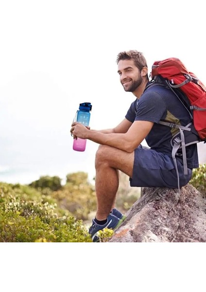 No.10 Tarzı L Taşınabilir Sızdırmaz Bardak Şişe Spor Plastik Bardak Bpa Şişe Uzay Fincan Tırmanma Kamp Su Şişesi ile Zaman Işaretleyici (Yurt Dışından) fırsatları