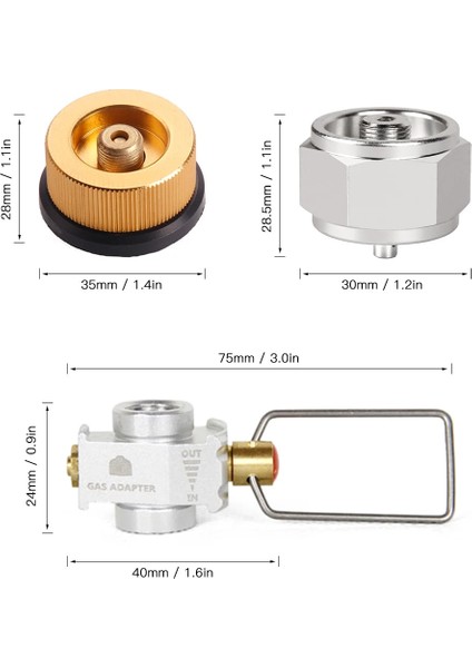 5 Stili Ayarla Kamp Sobası Dolum Adaptörü Gaz Tasarrufu Plus Gaz Dönüştürücü Shifter Dolum Düz Tank Dönüşüm Adaptörü Kamp Gazı Adaptör Vanası (Yurt Dışından) fiyatları