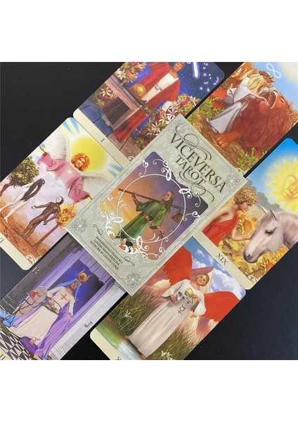 TT39 Tarzı Prisma Visions Tarot Kartları Light Visions Altıncı Baskısı Tarot Destesi Rehberli Kart Oyunu Kartları Cosma Kehaneti (Yurt Dışından) modelleri