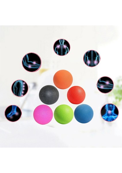 Siyah Stil 6 Renk Terapi Salonu Relax Egzersiz Hokey Topu Yoga Lakros Masaj Topu Miyofasyal Serbest Bırakma Fitness Için (Yurt Dışından) fırsatları